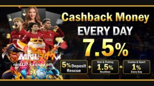 MNL777 – 7.5% cash back araw-araw!
