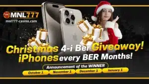 MNL777 Christmas 4-i Ber giveaway! Mayroong iPhone tuwing BER buwan!